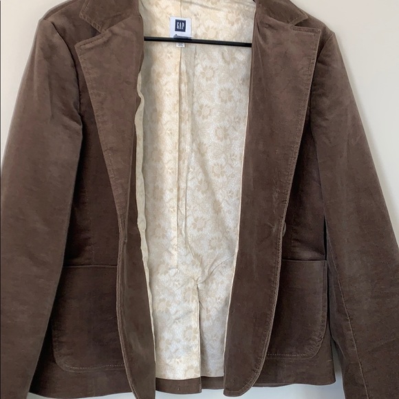 3 for $30.00 GAP brown one button jacket size 12 - Picture 4 of 7